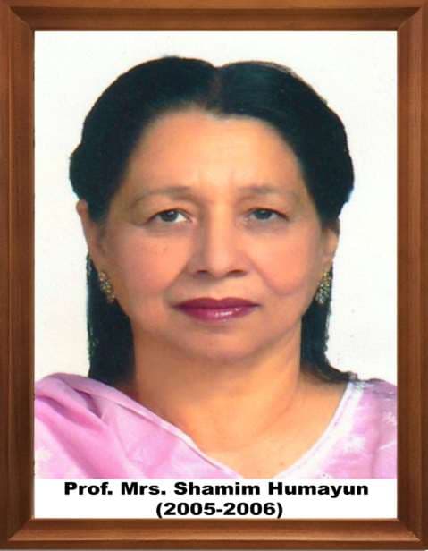 Prof. Mrs. Shamim Humayun